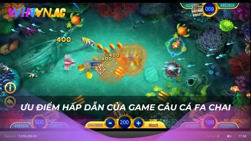 Ưu điểm hấp dẫn của game câu cá Fa Chai